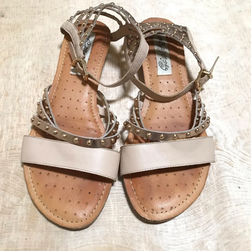 Naughty Monkey Slingbacks Studded Sandals